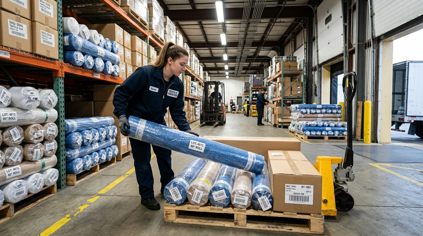 Distribución de telas a talleres y fábricas en CDMX